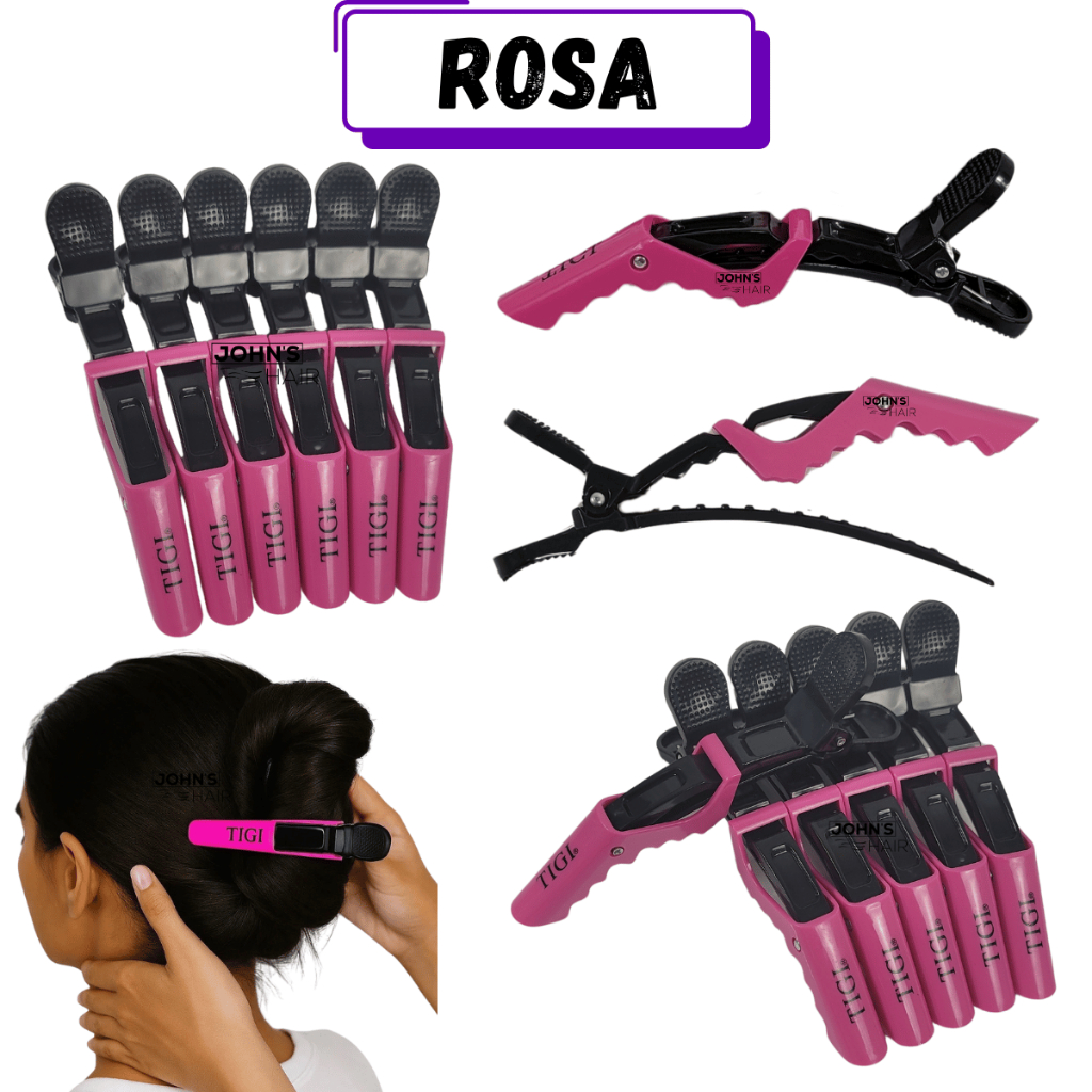 Kit 12 Presilhas Jacare Crocodilo Profissional Para Cabelo Mechas Tipo Bico de Pato Progressiva