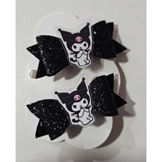 Par de Laços Kuromi Hello Kitty em Oferta na Shopee