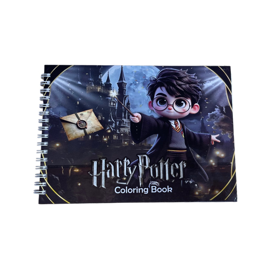 Livro de Colorir Harry Potter Colecionável Pintura Desenho Estilo com 50 Desenhos em Oferta na Shopee