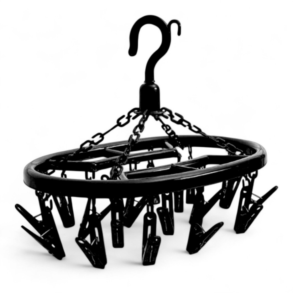 Varal De Calcinhas Oval Com 18 Prendedores Roupas Íntimas Pronta Entrega