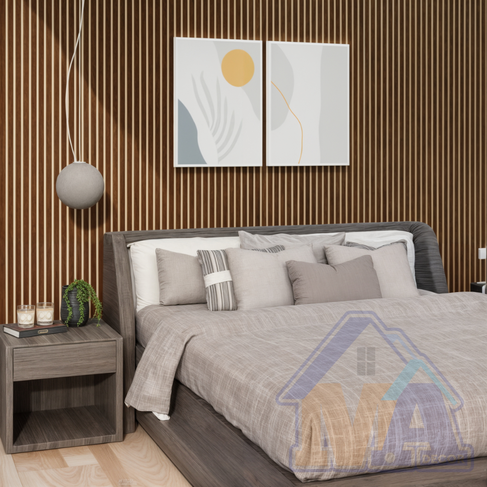 Kit até 250 Revestimento Ripado Painel Placa Decorativa MDF 45x11cm envio FULL em Oferta na Shopee