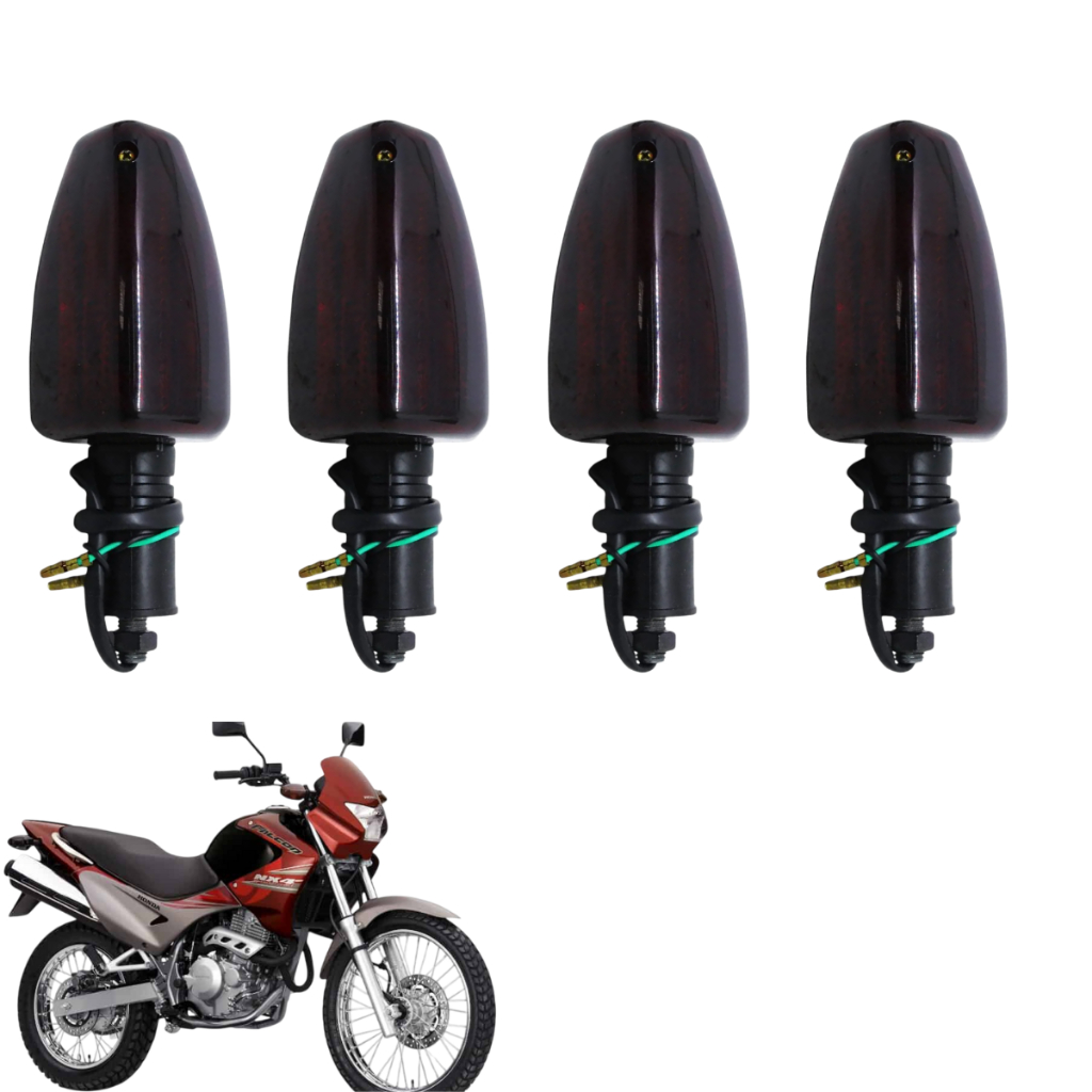 Pisca Seta Moto para Nx4 Falcon 400 Ambar Jogo Barato em Oferta na Shopee