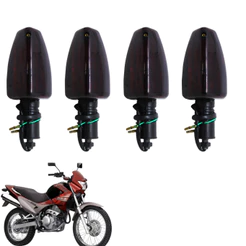 Pisca Seta Moto para Nx4 Falcon 400 Ambar Jogo Barato