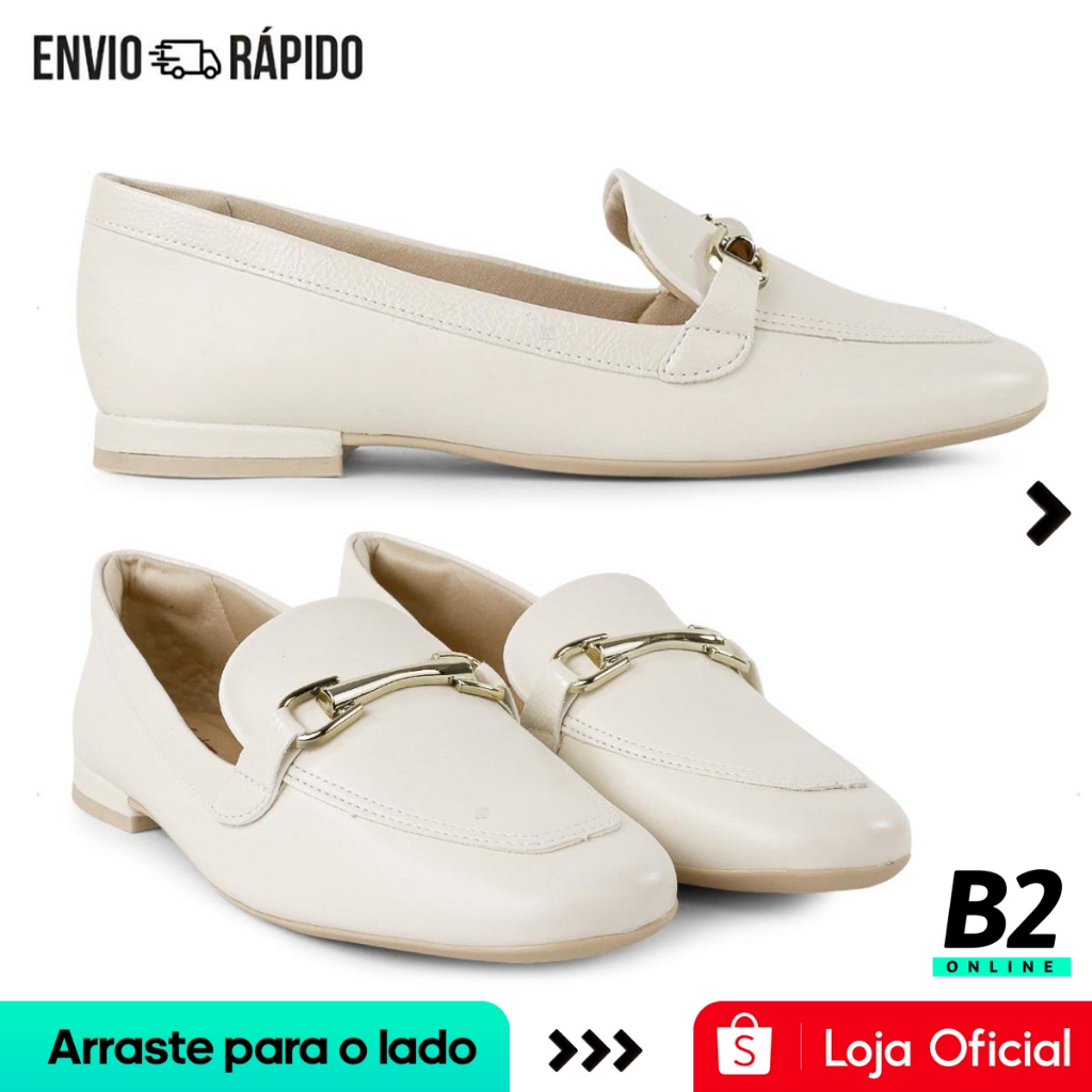 Mocassim Comfortflex Metallic Detail Feminino Original Com Nota Fiscal e Garantia