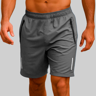 SHORT Bermuda Chimpa Masculina Casual Estilo Urbano Com Ajuste De Cordão E Bolsos