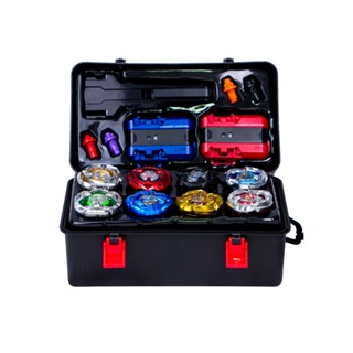 8 Beyblade + Estojo de Transporte + 2 Lançador + Grip  Brinquedo Infantil Piões de Batalha em Oferta na Shopee