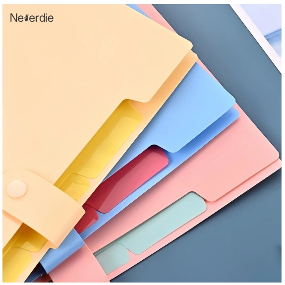 A4 Multi-Camada Acordeão Saco Pasta Bonito Sorriso Arquivo De Armazenamento Novo Simples em Oferta na Shopee