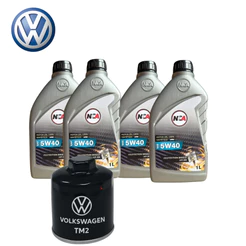 KIT TROCA DE ÓLEO 5W40 + FILTRO VW