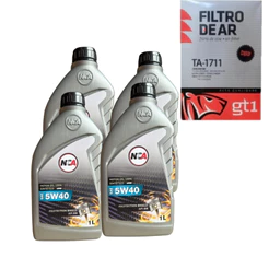 KIT TROCA DE ÓLEO 5W40 + FILTROS VW