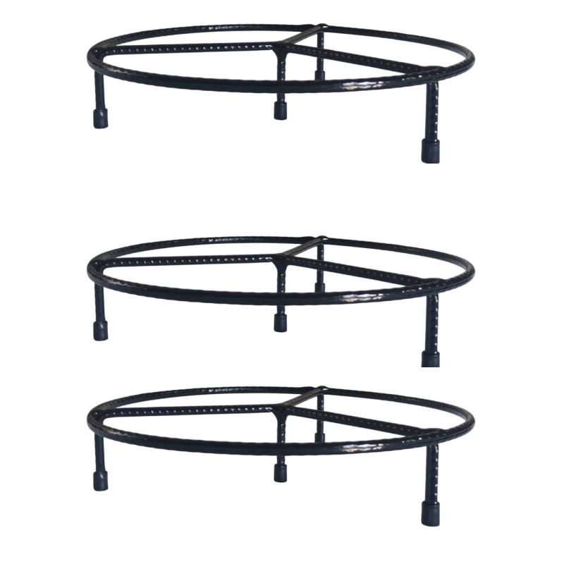 SUPORTE DE CHÃO PARA VASOS EXTRA REFORÇADOS ( SUPORTA 80KG) KIT C/ 3. em Oferta na Shopee