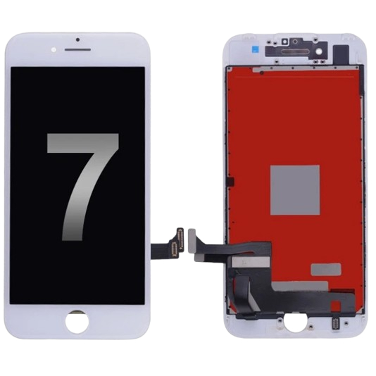 Tela Display Compatível iPhone 7 Retina HD 4.7" IPS LCD Touch 60Hz - Cor Branca - detalhe