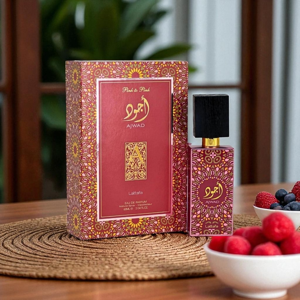 Perfume Lattafa Ajwad Pink to Pink Eau de Parfum 60ml (Arabe) – Feminino, Doce e Romântico