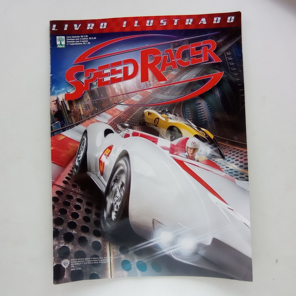 Álbum de Figurinhas - Speed Racer - O Filme - Ed. Abril - 2008 - Completo Para Colar