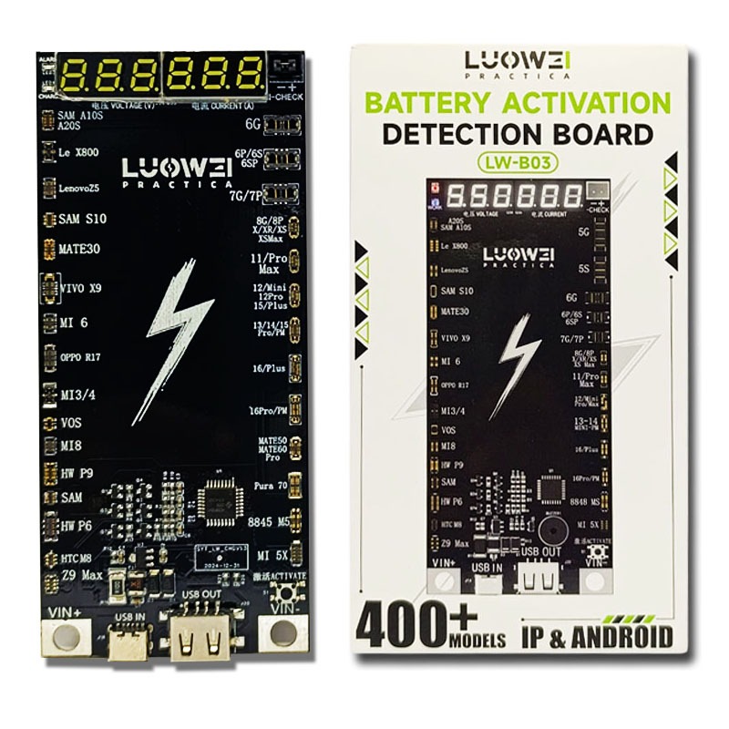 Placa Luowei LW-B03 Para Ativação de Carga Rápida iPhone e Android