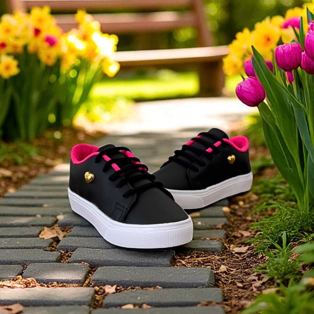 Tênis Infantil Feminino do 27 ao 32 Menina Casual Moda Blogueirinha Super Macio Leve Sola Anti Escorrega Volta as Aulas em Oferta na Shopee