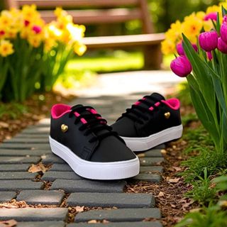 Tênis Infantil Feminino do 27 ao 32 Menina Casual Moda Blogueirinha Super Macio Leve Sola Anti Escorrega Volta as Aulas em Oferta na Shopee