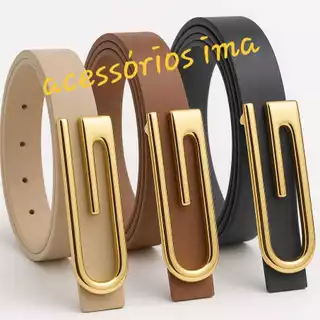 Kit 3 Cinto Feminino fino da moda FIvela G