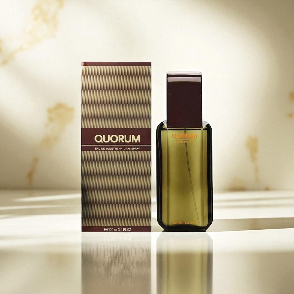 Perfume Quorum Antonio Puig Eau de Toilette 100ml – Masculino, Amadeirado e Clássico