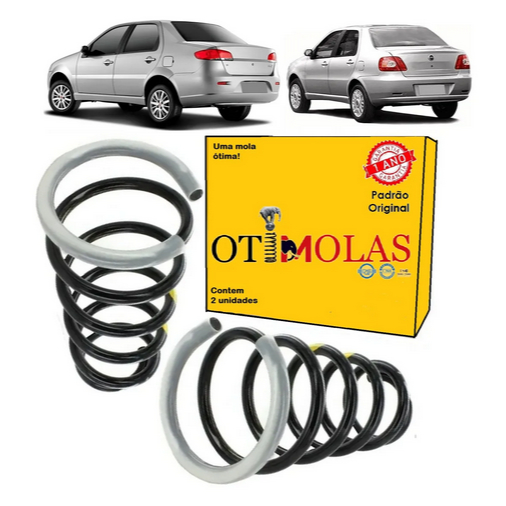 Par 2 Mola Traseira Padrão Original Siena 2007 2008 2009 Tds em Oferta na Shopee