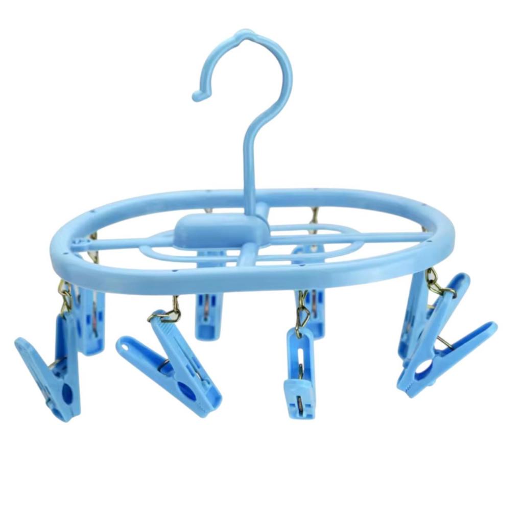 Mini Varal Oval Com Prendedores Para Meias Peças Íntimas Roupas Delicadas Praticidade no Dia a Dia!