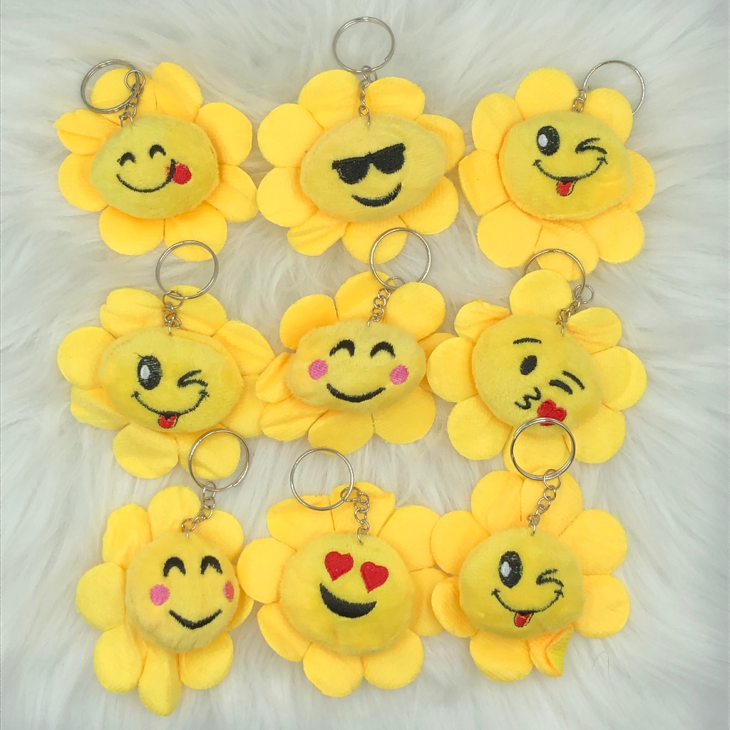 Chaveiro emoji pelúcia