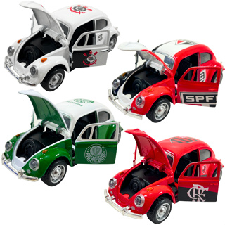 Miniatura metal abre portas e capô torsida ficção modelo de time em Oferta na Shopee
