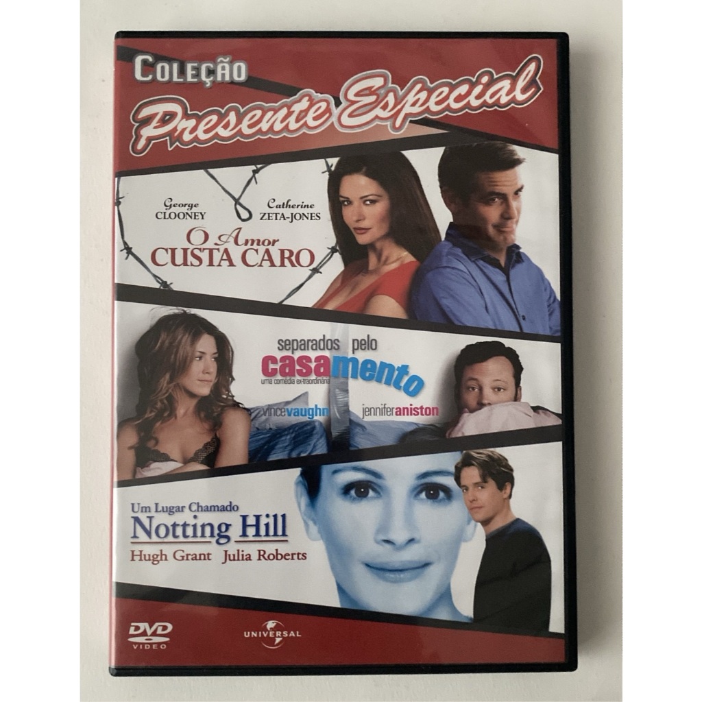 O Amor Custa Caro + Separados Pelo Casamento + Um Lugar Chamado Notting Hill (DVD Box)