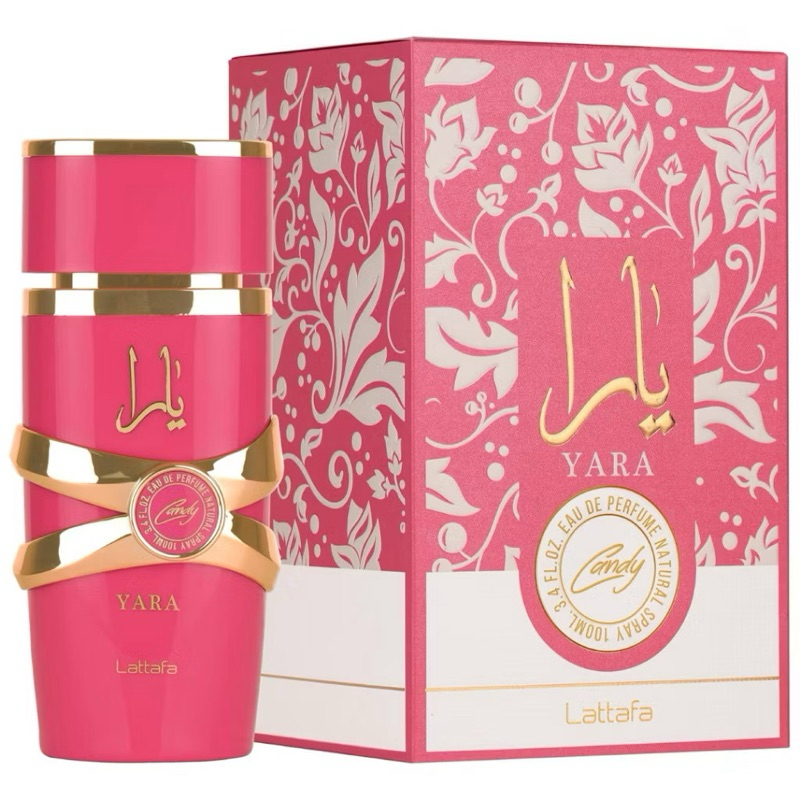 Perfume Árabe Yara Candy Lattafa 100ml ORIGINAL com Nfe-Envio imediato