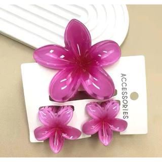 Kit Presilha Piranha Flor para Cabelo – 1 Grande + 2 Pequenas, Estilo Blogueira em Oferta na Shopee