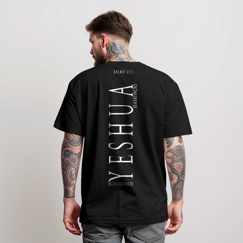 Camiseta Masculina Yeshua T-shirt 100% Algodão Puro Street Wear