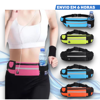 Pochete porta garrafa de água esportiva corrida slim impermeável porta celular caminhada academia em Oferta na Shopee