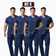 Kit 4 Pijama Scrub Masculino Plus Size Uniforme Hospital-ph