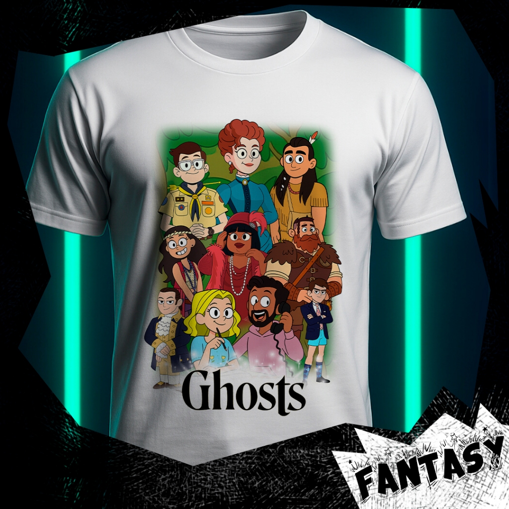 Camiseta Serie Fantasmas - Ghosts - Séries – Colors Collection | Fantasy Art
