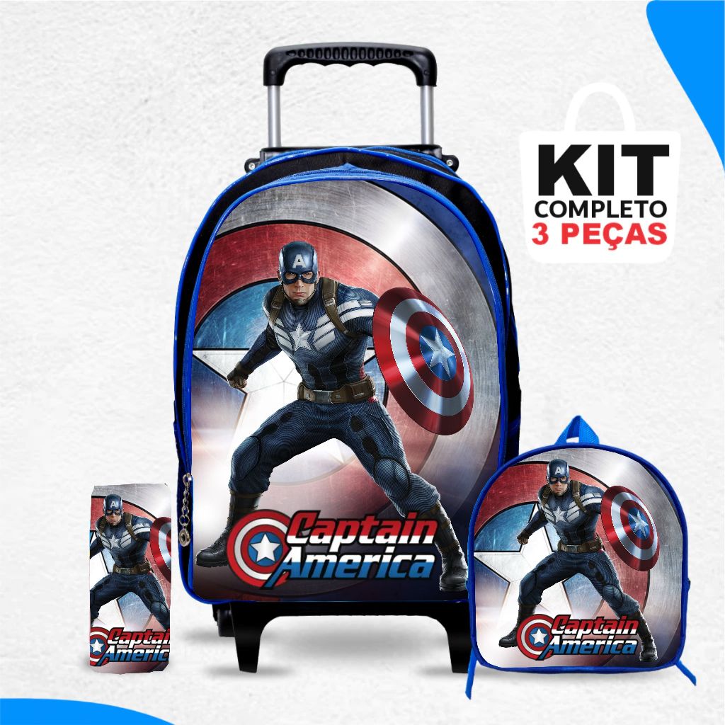 Mochila Capitão América Infantil: Onde Comprar | BuscaProdutos