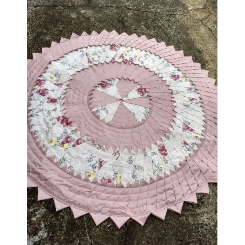 Tapete grande  de retalho  1.60 Rose em Oferta na Shopee