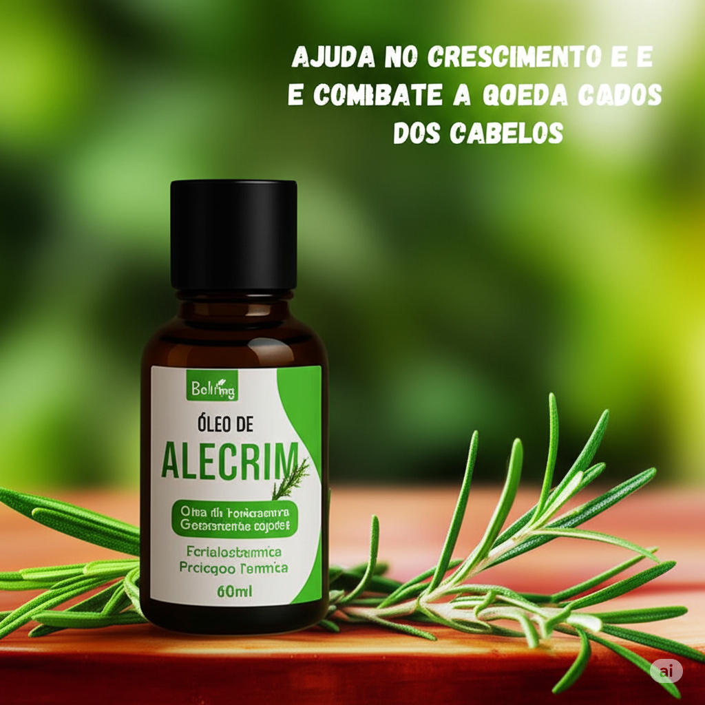 Óleo de Alecrim Cresce Cabelo BelVeg 60ml em Oferta na Shopee