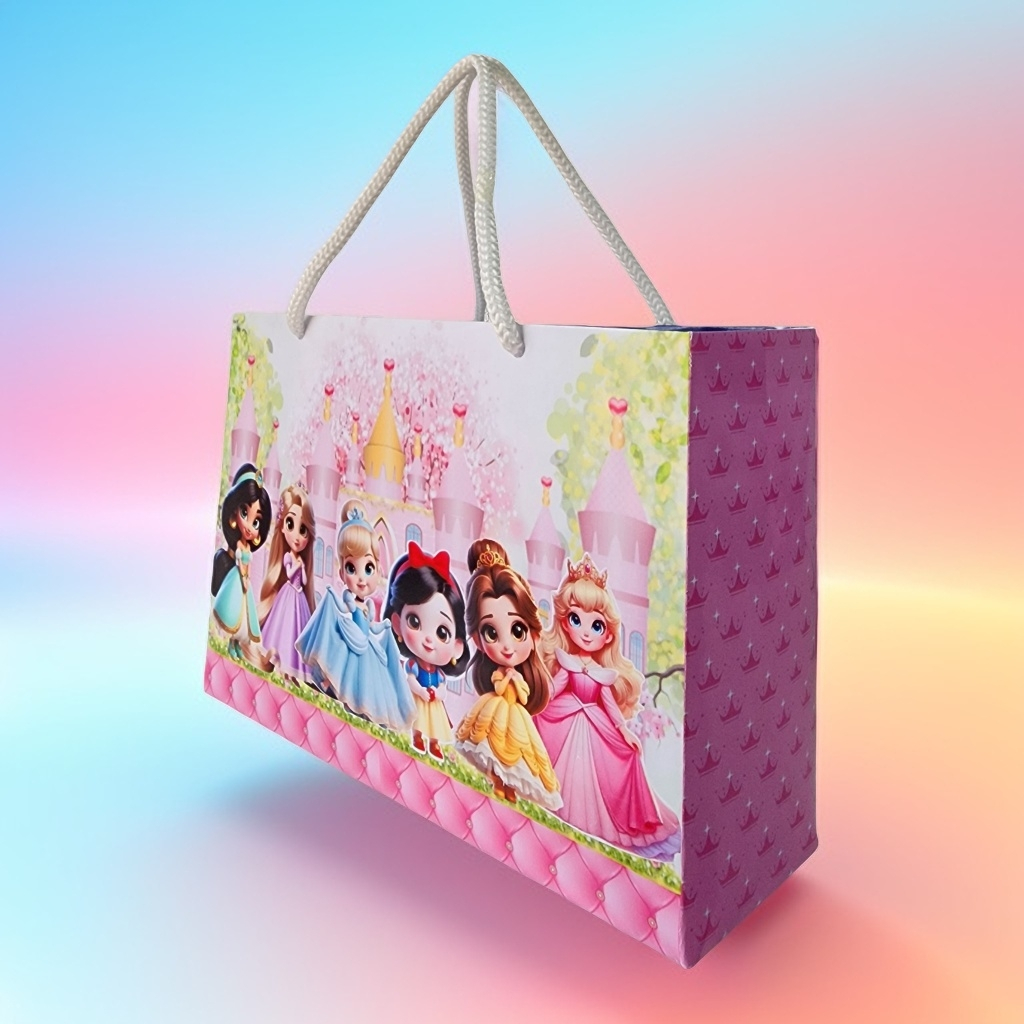 Sacolinha Surpresa Personalizada Princesas Cute G - Lembrancinha Festa Infantil Aniversário Menina