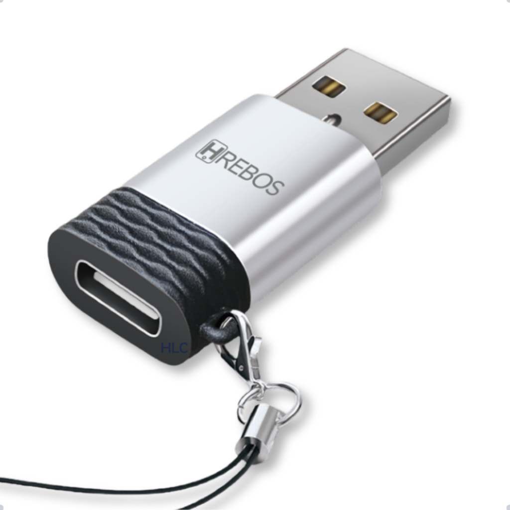 Adaptador OTG 3.0 Conversor Conector USB Macho X Tipo-C Fêmea - Transmissão de Dados e Carregamento