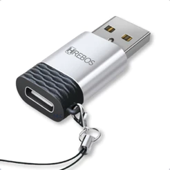Adaptador OTG 3.0 Conversor Conector USB Macho X Tipo-C Fêmea - Transmissão de Dados e Carregamento
