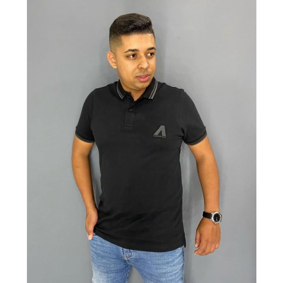 Camisa Polo Masculina Aeropostale A87 Lisa Básica - Original