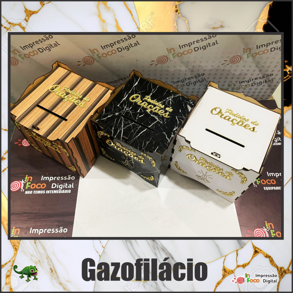 Urna Caixa Cofre Pedidos De Oração Gazofilácio - Mdf 3mm