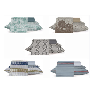 Jogo De Cama Teka Casal Crystal 4 Peças 100% Algodão Cores em Oferta na Shopee