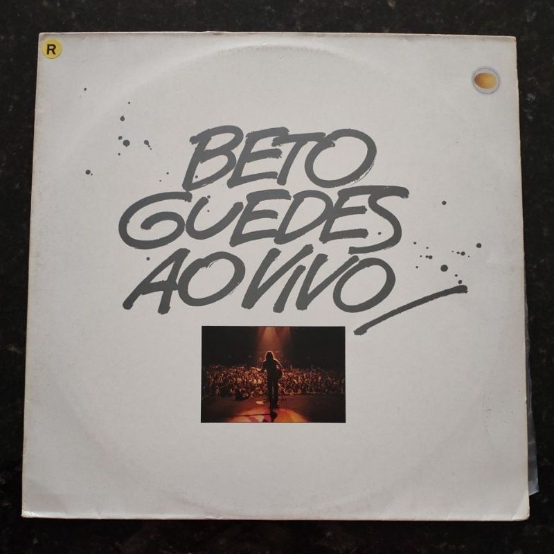Disco de vinil (LP) Beto Guedes, ao vivo, 1987