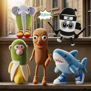 Pelúcia Tung Tung Tung Sahur Tralarero Fofo Brainrot Coleção 35cm em Oferta na Shopee