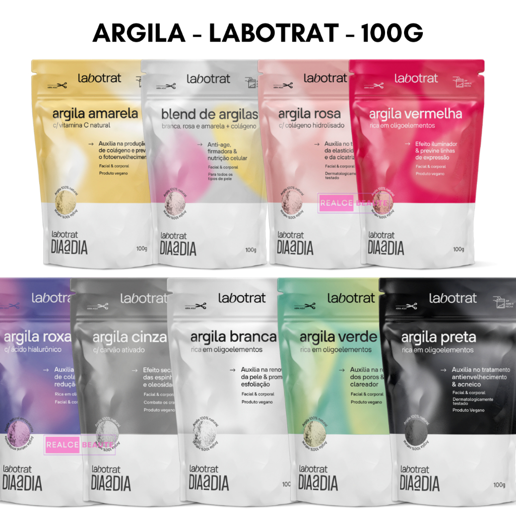 Argila em Pó - Labotrat - Dia a Dia - 100g em Oferta na Shopee