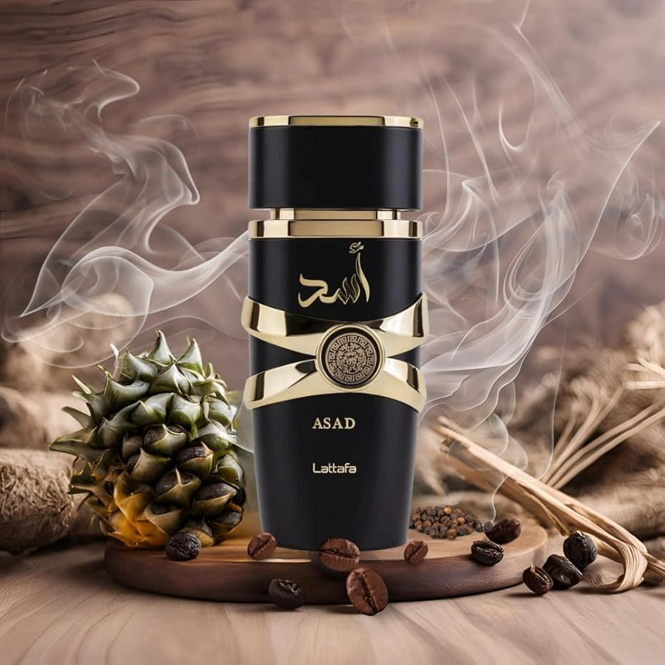 Presentes para Homens Perfume Árabe Asad Lattafa Masculino 100ml Edp Eau de Parfume 100% Original