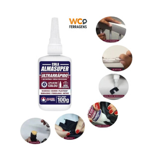 Cola Instantânea Almasuper 100g Adesiva Secagem Rápida em Oferta na Shopee