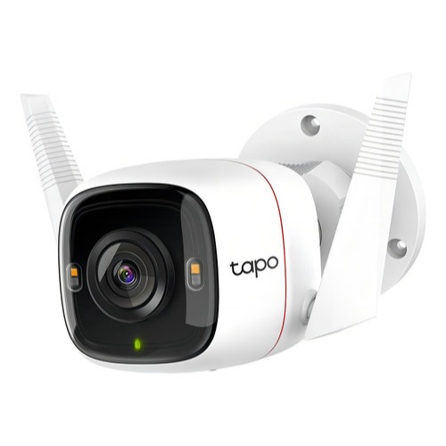 Câmera de segurança IP externa Tp Link Tapo C320ws WiFi com alarme e controle de voz com resolução de 2k