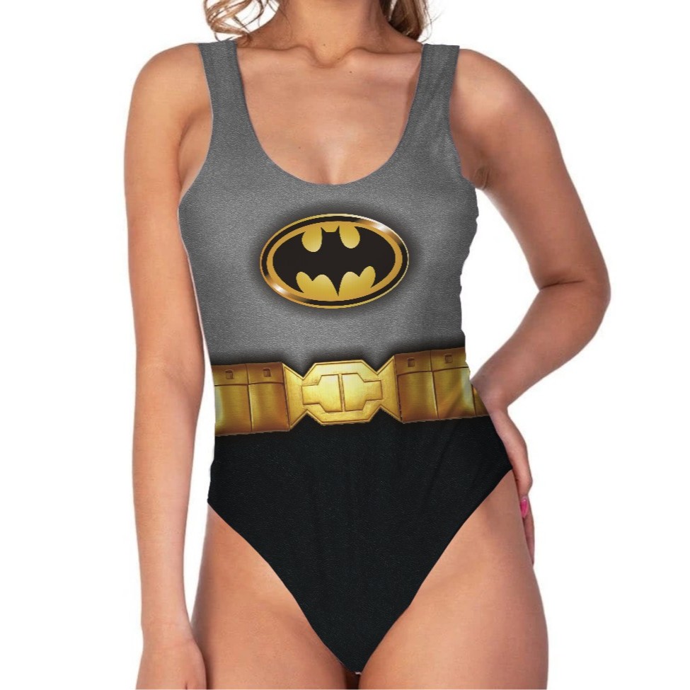 Body Carnaval Fantasia Bat Feminino Girl Regata Mulher Gato Super herois Robin Heroinas