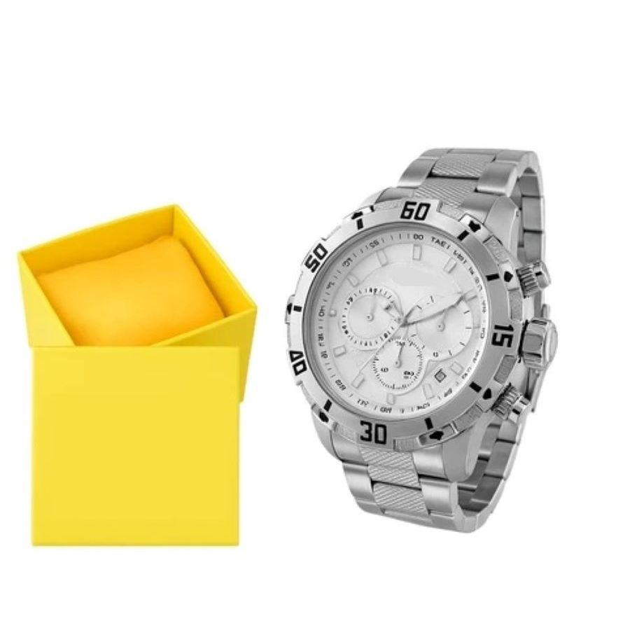Kit Relógio em Aço Masculino + Caixa Luxo Original Elegância e Durabilidade